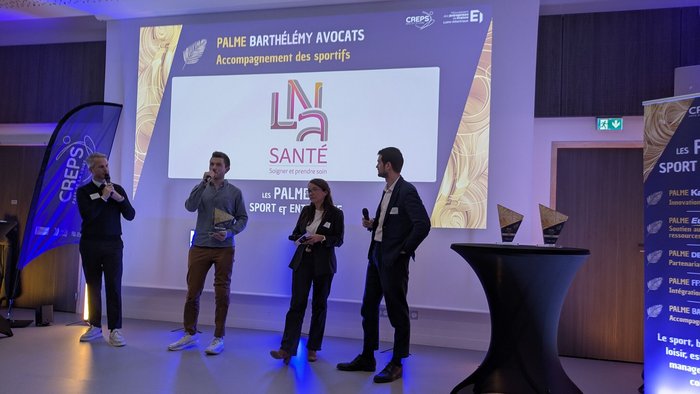 Remise de la Palme Barthélémy Avocats à LNA Santé