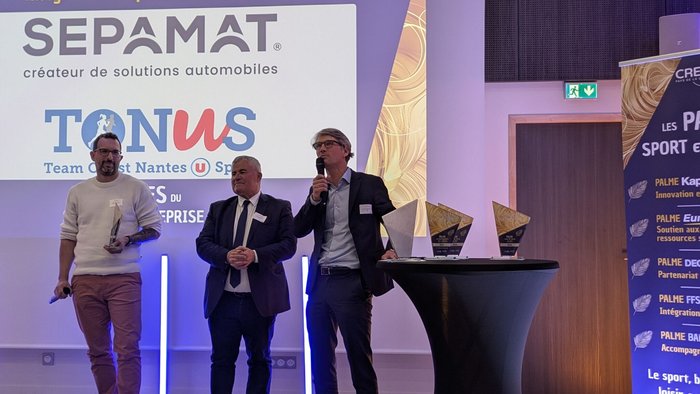 Remise de la Palme FFSE à Sepamat et Tonus